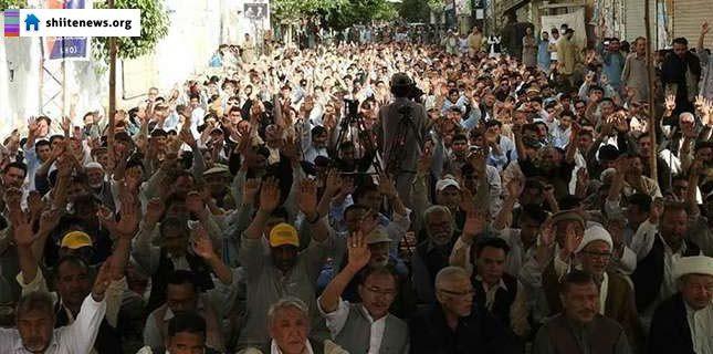 Photo of Shia Muslims stages sit-in to protest against their targeted killings in Quetta
