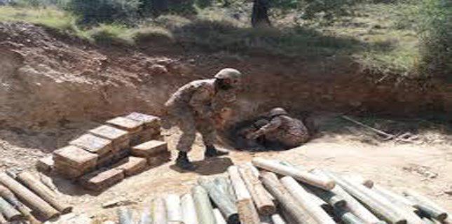 Photo of Huge ammunition and explosives unearthed in north and south Waziristan