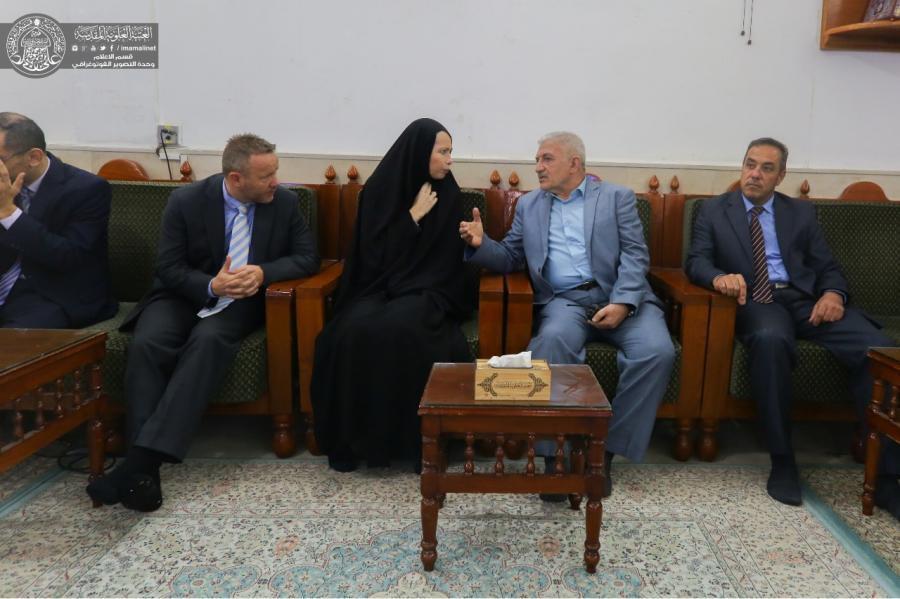 Photo of Norwegian Ambassador to Iraq : The character of Imam Ali has taught me a lot about Islam
