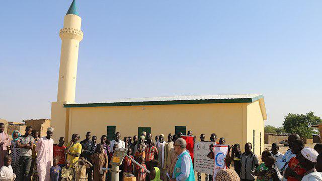Photo of A mosque demolished by Boko Haram in Cameroon restored