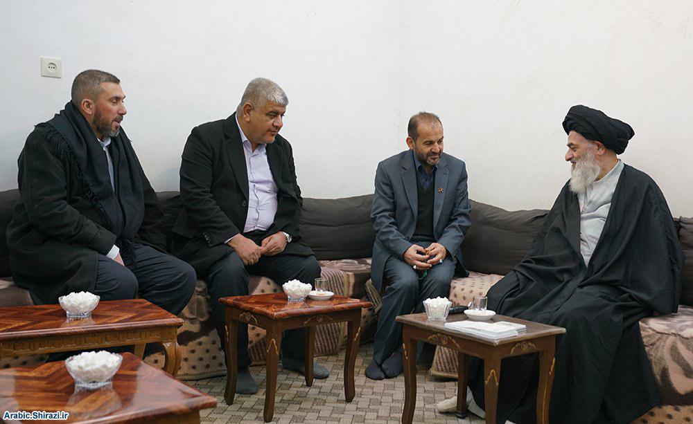 Photo of Custodians of Hazrat Salman Shrine Meet with Grand Ayatollah Shirazi