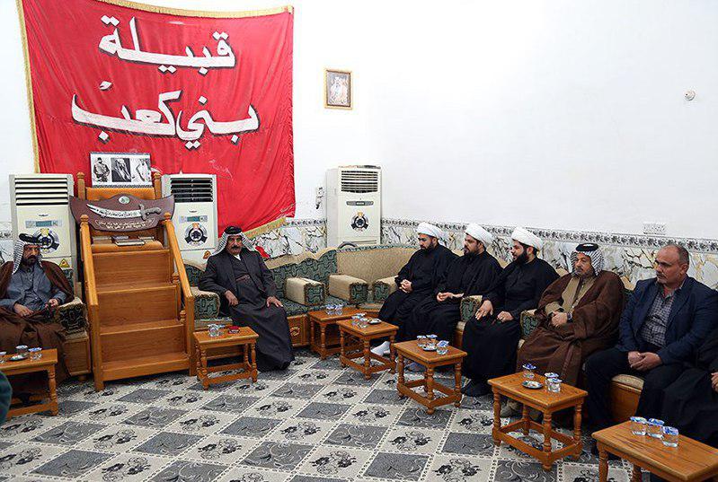 Photo of Delegations from Marjaeyat TV meet tribe of Bani Kaab in Iraq