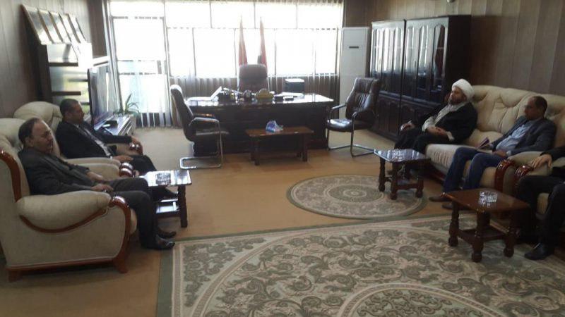 Photo of Representative of Grand Ayatollah Shirazi Visits Kufa University, College of Political Sciences