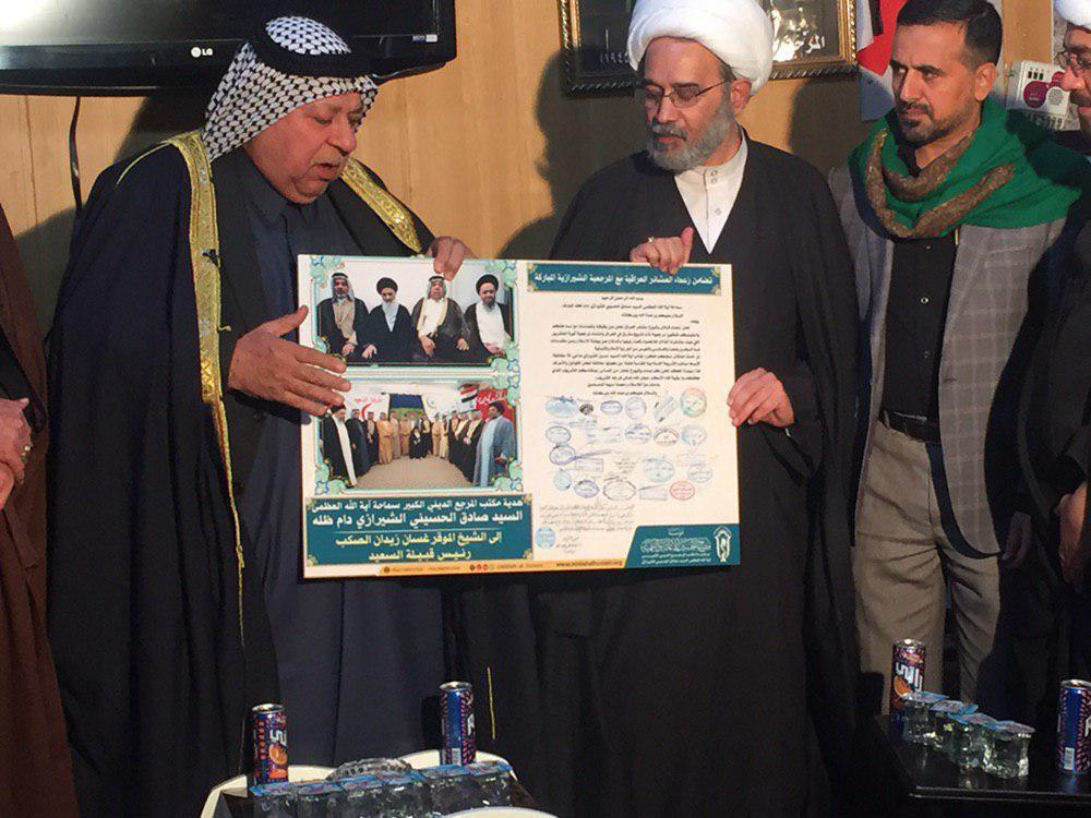 Photo of A delegation from Imam Hussein Media Group and Mesbah al-Hussein Foundation visits Karbala’s tribal leaders