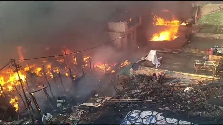 Photo of 200 Muslim houses burnt down in Meerut