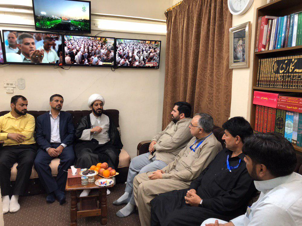 Photo of Sindh Health Director visits headquarters of Imam Hussein Media Group in Karbala