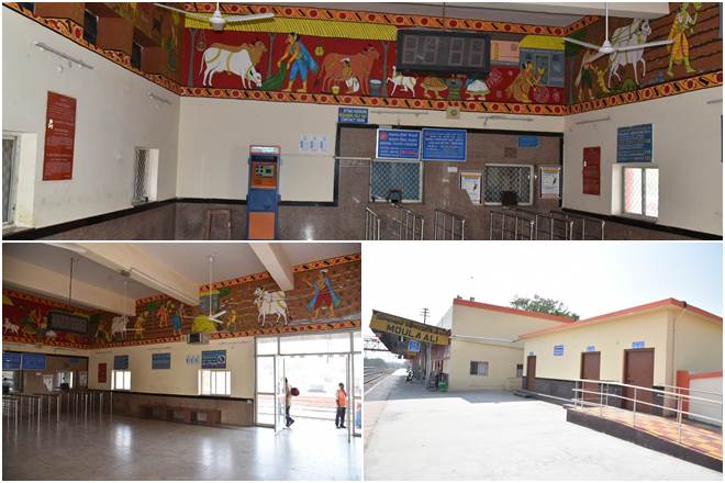 Photo of Moula Ali Railway Station renovated in India