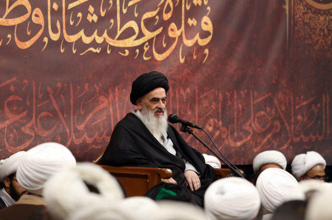Photo of Grand Ayatollah Sayed Shirazi to addresses crowd of scholars and preachers ahead of Muharram