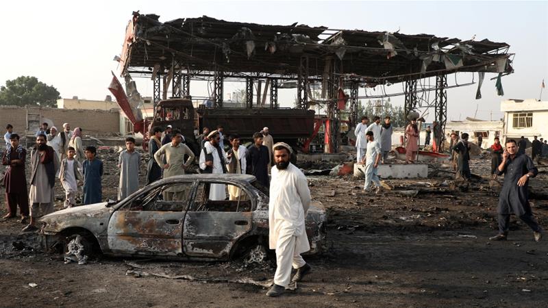 Photo of Massive Kabul blast kills 16 as Taliban steps up attacks