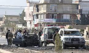 Photo of Seven killed after car bomb blast near Afghan interior ministry in Kabul