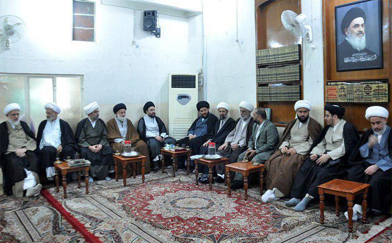Photo of Grand Ayatollah Shirazi Office in Karbala receives scholars from inside and outside the country