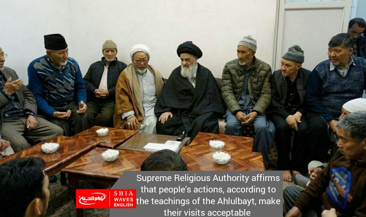 Photo of Supreme Religious Authority affirms that people’s actions, according to the teachings of the Ahlulbayt, make their visits acceptable