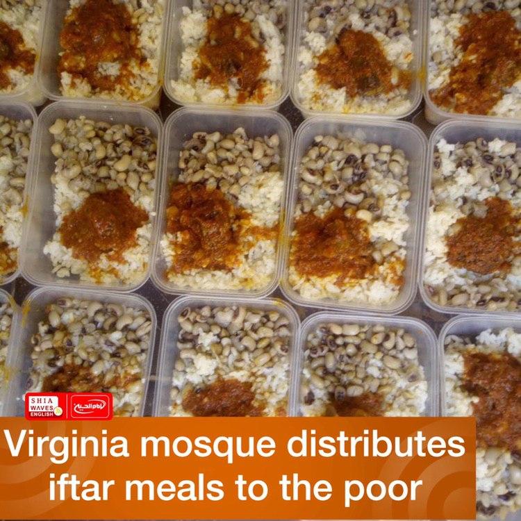 Photo of Virginia mosque distributes iftar meals to the poor
