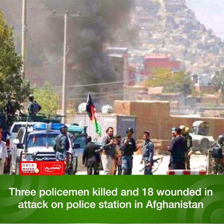 Photo of Three policemen killed and 18 wounded in attack on police station in Afghanistan