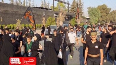 Photo of Arbaeen procession in Syria