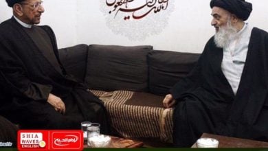 Photo of Grand Ayatollah Shirazi offers condolences on the departure of Husseini orator Sayyed al-Tuweirjawi