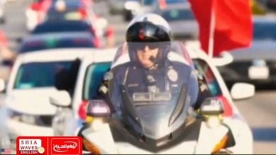Photo of California Police Department secures Arbaeen mourning procession