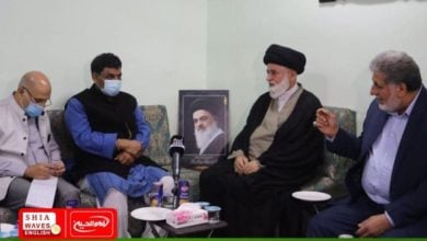 Photo of Public Relations of Shirazi Religious Authority in Karbala receives the Indian ambassador