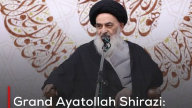Photo of Grand Ayatollah Shirazi: The world today must know who Imam Ali is