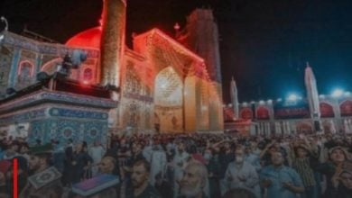 Photo of Believers commemorate the night of the martyrdom anniversary of Imam Ali, peace be upon him, in Najaf