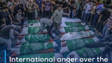 Photo of International anger over the crimes of the Zionist entity against civilians in Gaza