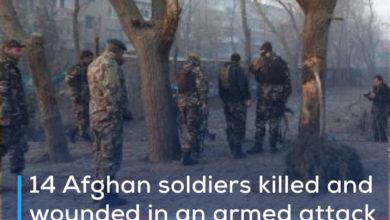 Photo of 14 Afghan soldiers killed and wounded in an armed attack by Taliban terrorists in northern Afghanistan