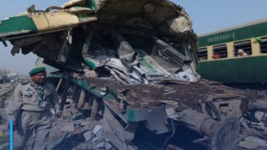 Photo of Many killed as two trains collide in southern Pakistan