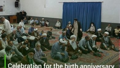 Photo of Auto DraCelebration for the birth anniversary of Imam Redha in the house of Grand Ayatollah Shirazift