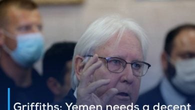 Photo of Griffiths: Yemen needs a decent life and a unified government that is accountable to its people