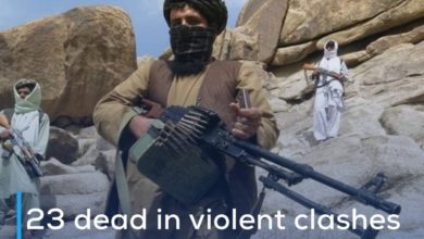 Photo of 23 dead in violent clashes between the Afghan army and the Taliban