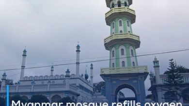 Photo of Myanmar mosque refills oxygen tanks for community, regardless of religion