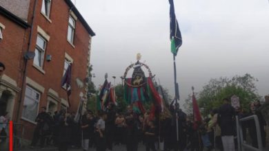 Photo of After lifting Covid-19 restrictions, the largest towns in England witness the launch of a massive Ashura procession