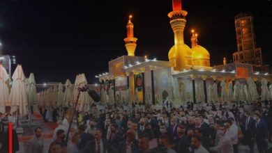 Photo of Macron visits al-Kadhumain Holy Shrine