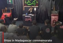Photo of Shias in Madagascar commemorate the martyrdom anniversary of Imam Zain al-Abideen, peace be upon him