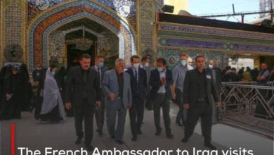Photo of The French Ambassador to Iraq visits Imam Ali Holy Shrine and expresses his admiration for its historical and archaeological landmarks