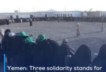 Photo of Yemen: Three solidarity stands for women in Dhamar to condemn the execution of prisoners