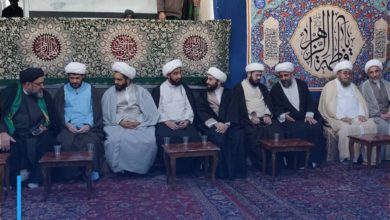 Photo of Believers celebrate the birth anniversary of Lady al-Zahraa, peace be upon her, in the house of Grand Ayatollah Shirazi
