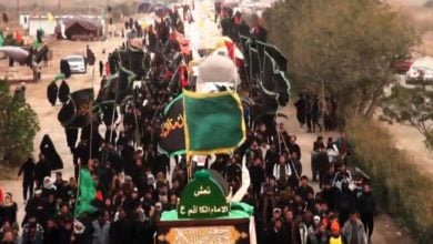 Photo of Husseini procession heads towards Kadhumiya to revive martyrdom anniversary of Imam al-Kadhum, peace be upon him