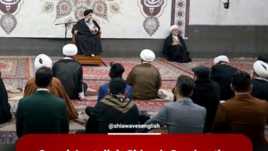 Photo of Grand Ayatollah Shirazi: Serving the believers is one of the best acts of worship