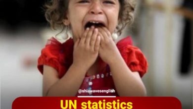 Photo of UN statistics on the number of martyrs and wounded children as a result of the war on Yemen