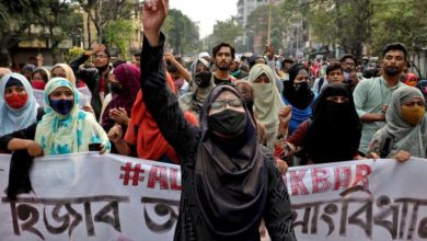 Photo of Hindu hardliners seek to expand headscarf ban in India