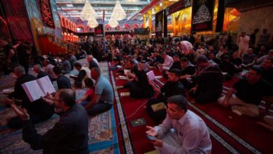 Photo of Masses of believers revive the second Night of Destiny at the holy shrines of Imam Hussain and his brother al-Abbas, peace be upon them