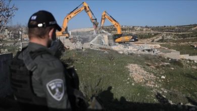 Photo of Israel occupation forces demolish mosque in Qalqilya