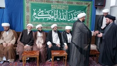 Photo of Believers congratulate Grand Ayatollah Shirazi on the blessed Eid al-Fitr