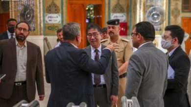 Photo of The Japanese Ambassador to Iraq visits the Holy Shrine of Imam Ali, peace be upon him