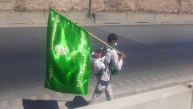 Photo of First Iranian Arbaeen pilgrim sets out on foot from his home towards Karbala to commemorate the upcoming Arbaeen Pilgrimage