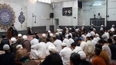 Photo of Daily Session of Grand Ayatollah Shirazi with scholars, believers in the holy city of Qom