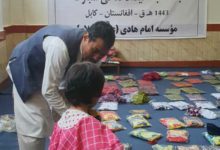 Photo of Distribution of clothes for orphans in Kabul by the offices of Grand Ayatollah Shirazi