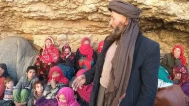 Photo of 2000 Afghan families displaced by Taliban