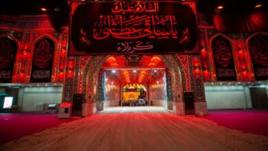 Photo of Employees at Al-Abbas Holy Shrine prepare entrance-and-exit gates for Ashura Pilgrimage